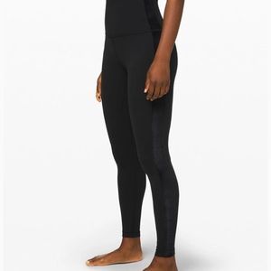 Size 4 brand new aligns. Black with velvet stripe.